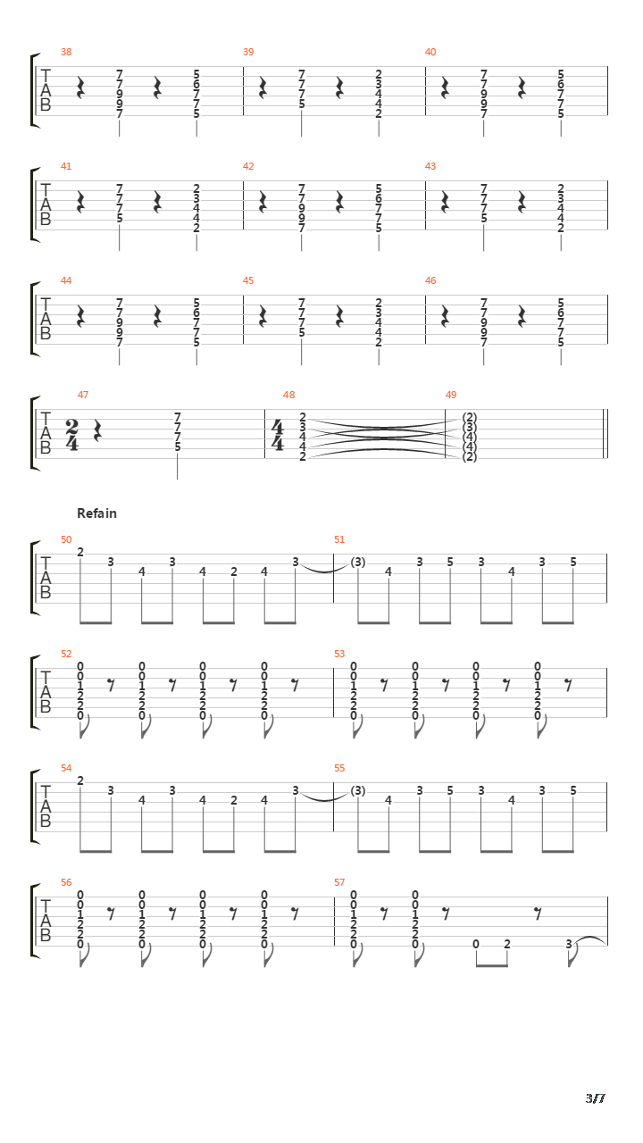 Le Gang吉他谱