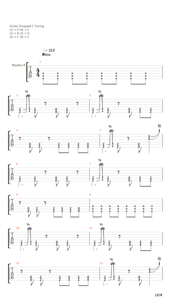 The Lines吉他谱