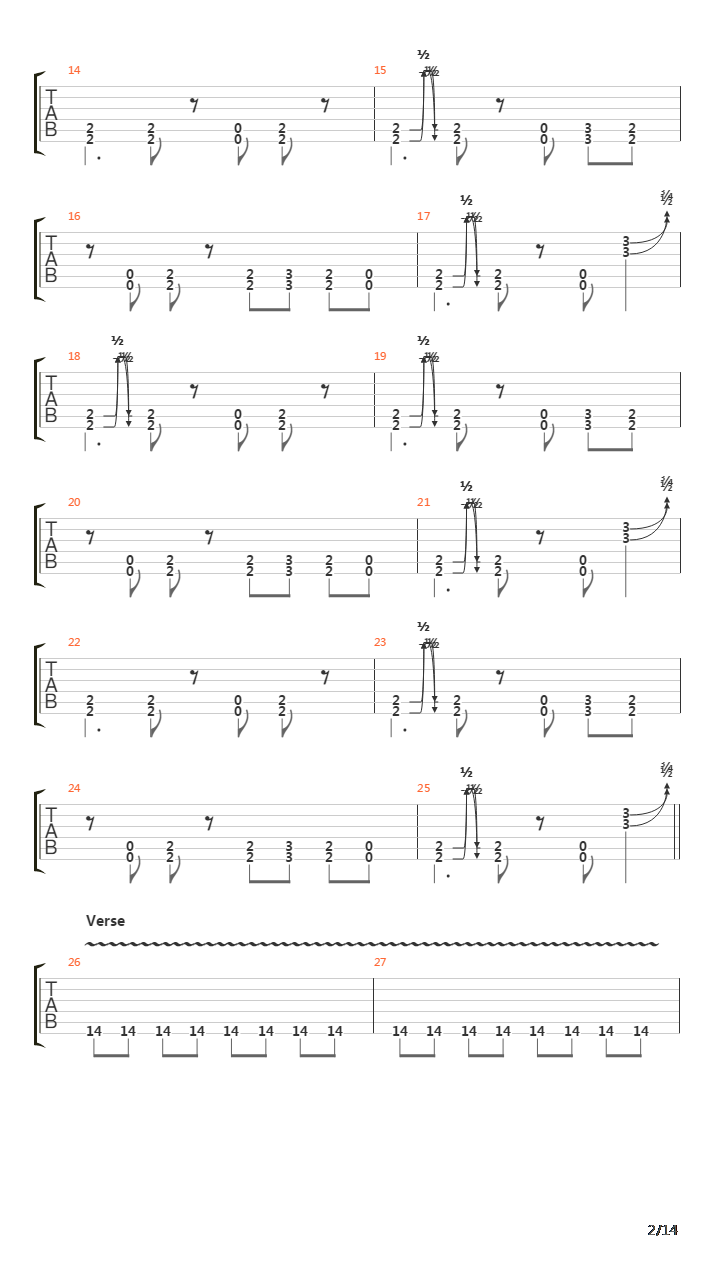 The Lines吉他谱