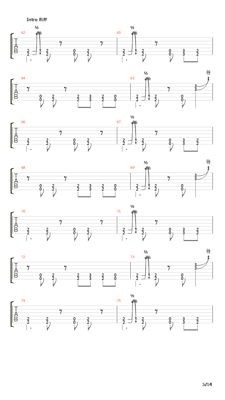 The Lines吉他谱