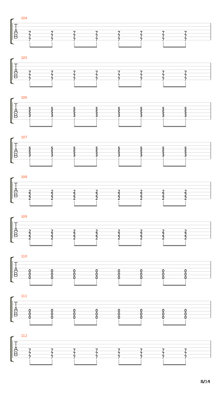 The Lines吉他谱