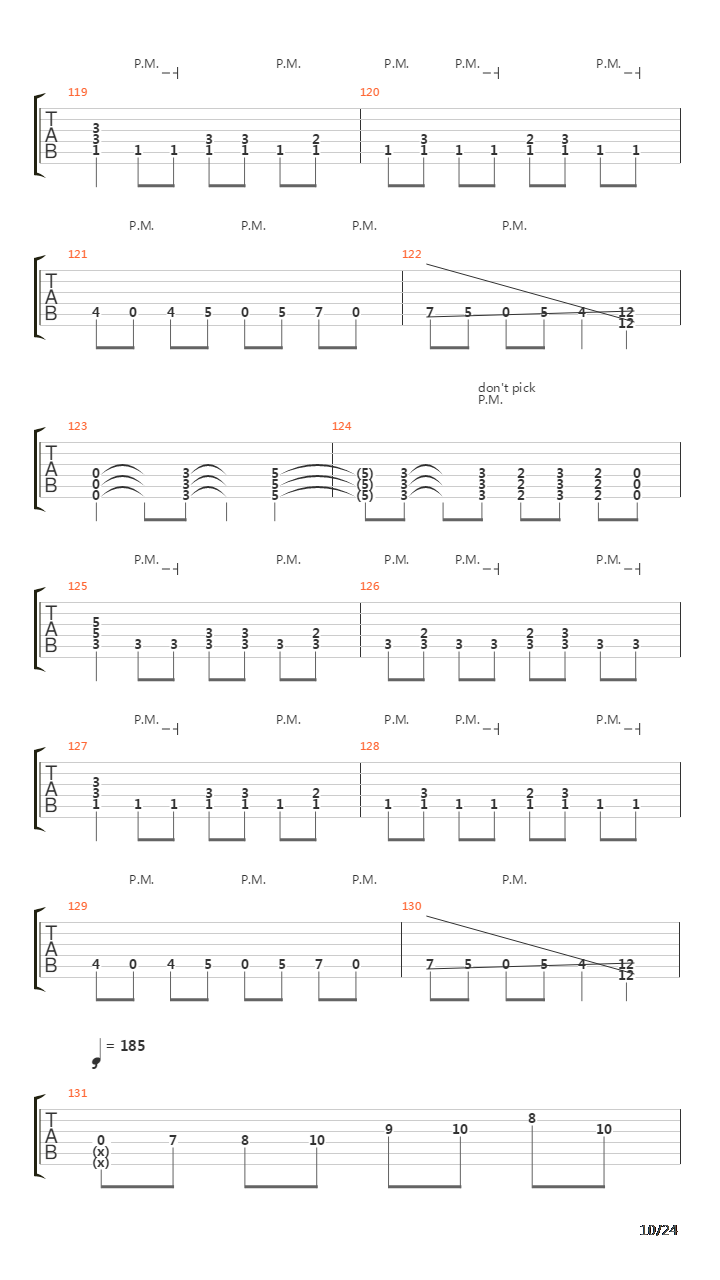 Into Oblivion吉他谱