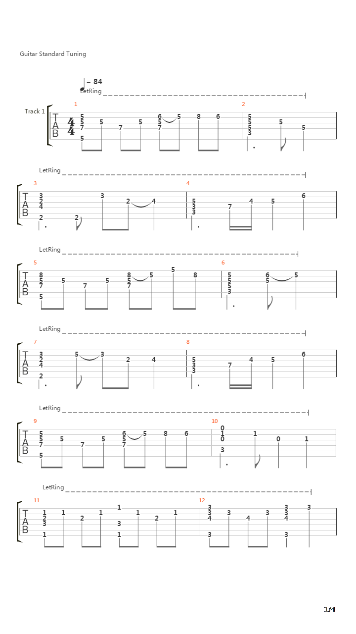 St Annes Lullaby吉他谱