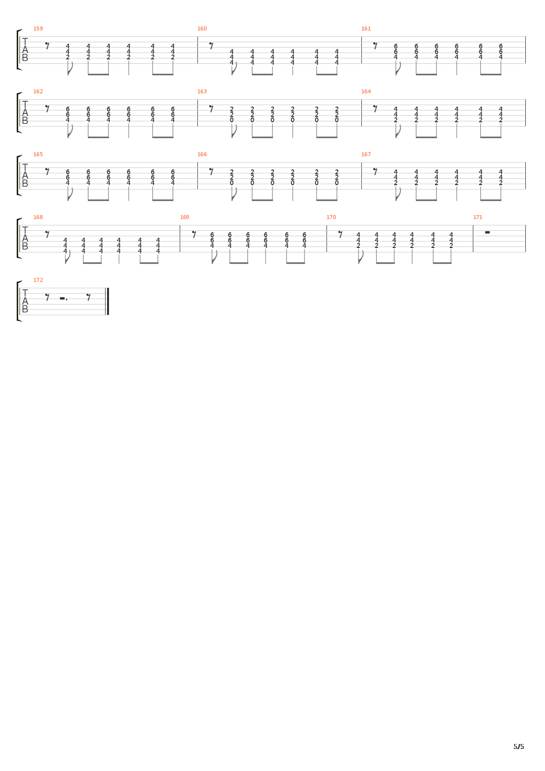 Lexqusite Douleur吉他谱