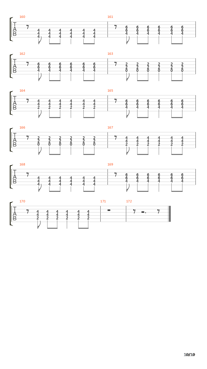 Lexqusite Douleur吉他谱