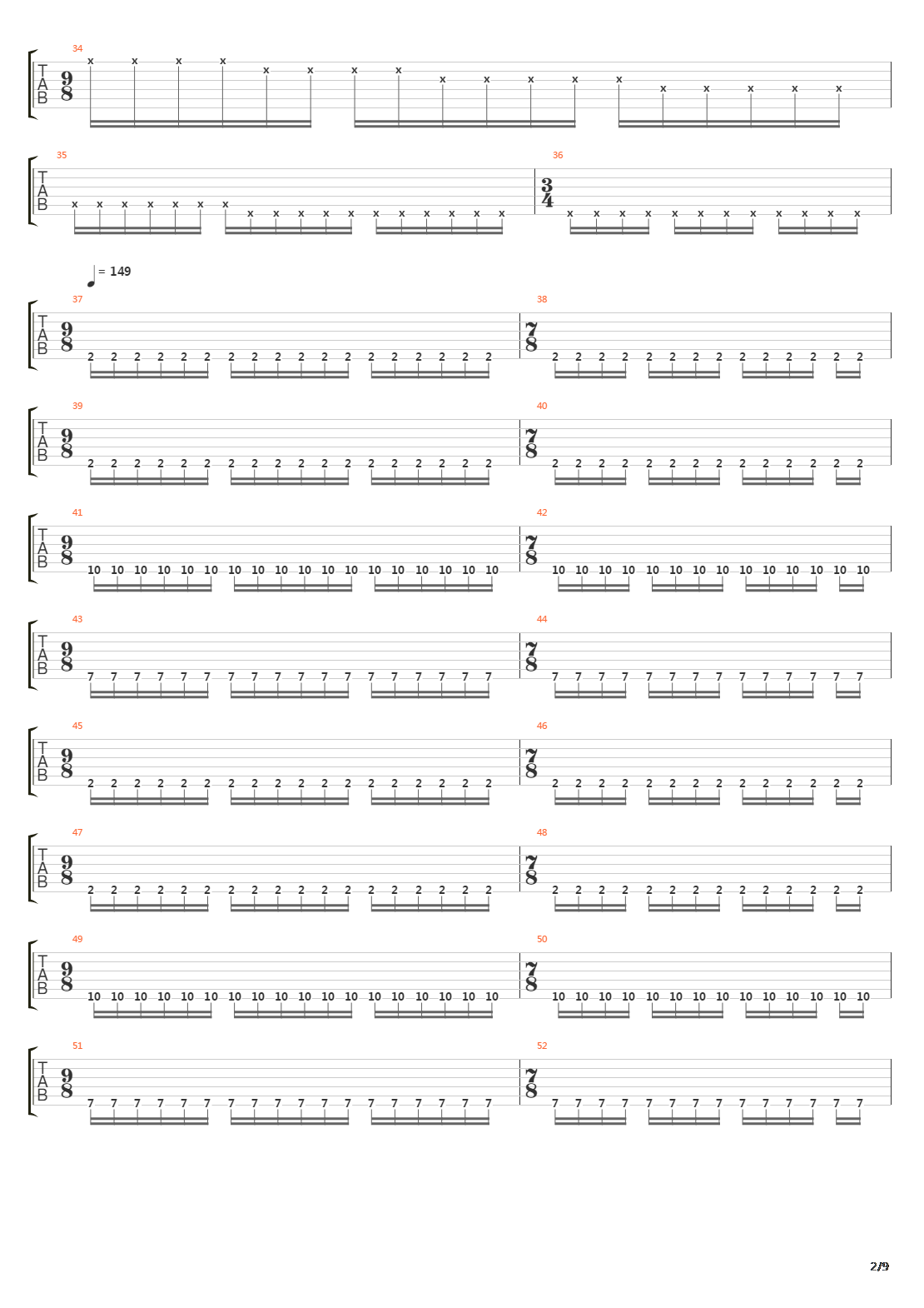 Aspect吉他谱