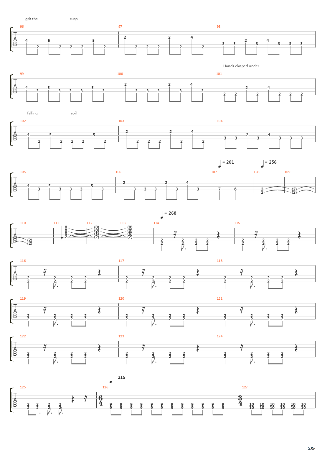 Aspect吉他谱