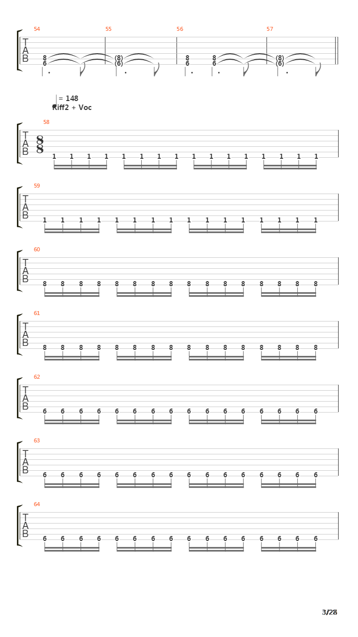 Countless Skies吉他谱