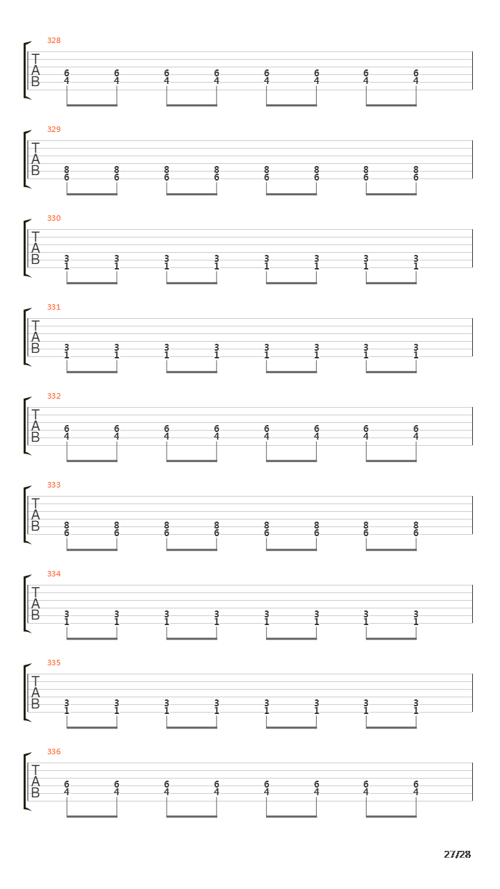 Countless Skies吉他谱