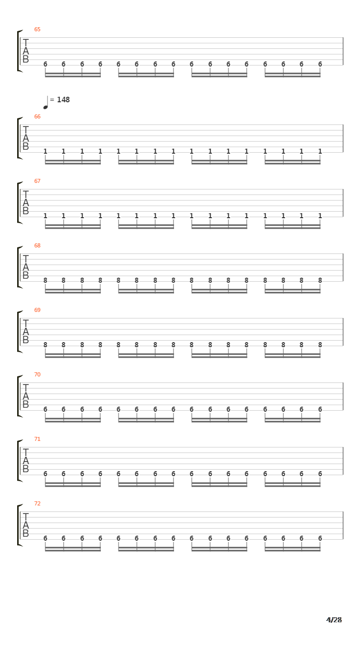 Countless Skies吉他谱
