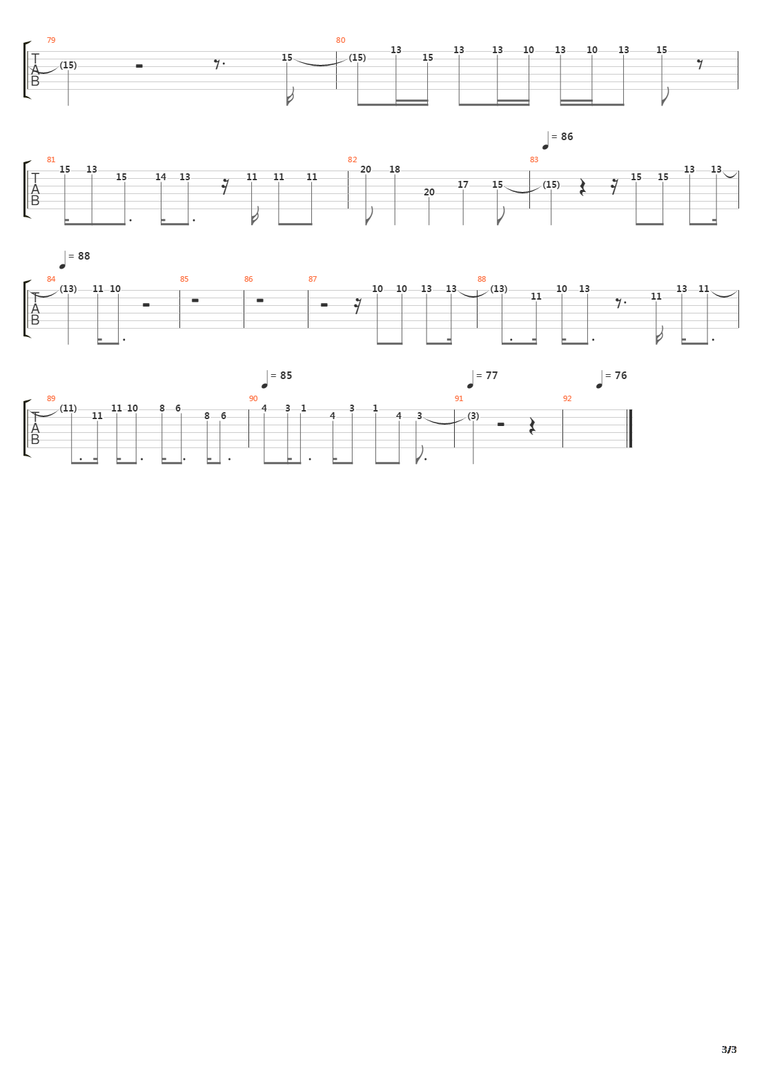 Landed吉他谱