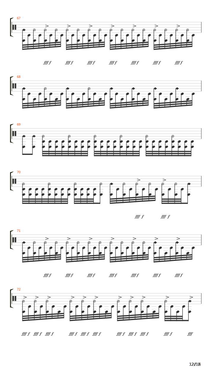 Damages吉他谱