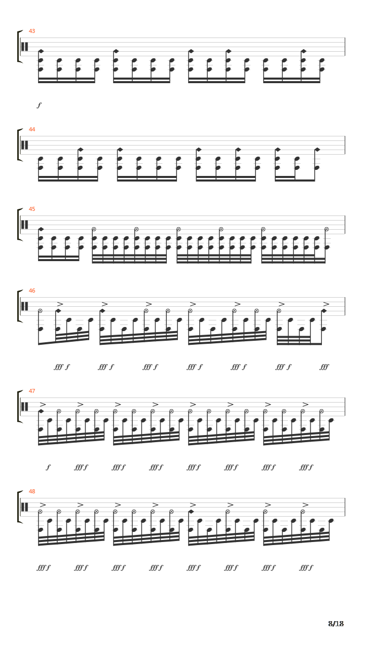 Damages吉他谱