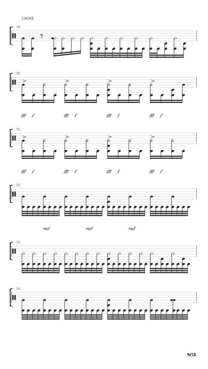 Damages吉他谱