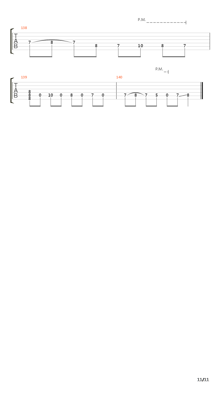7861吉他谱