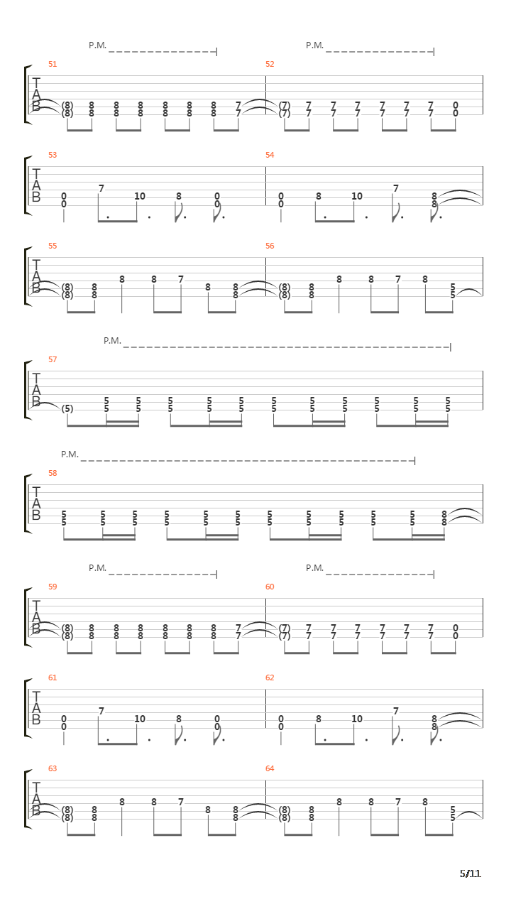 7861吉他谱