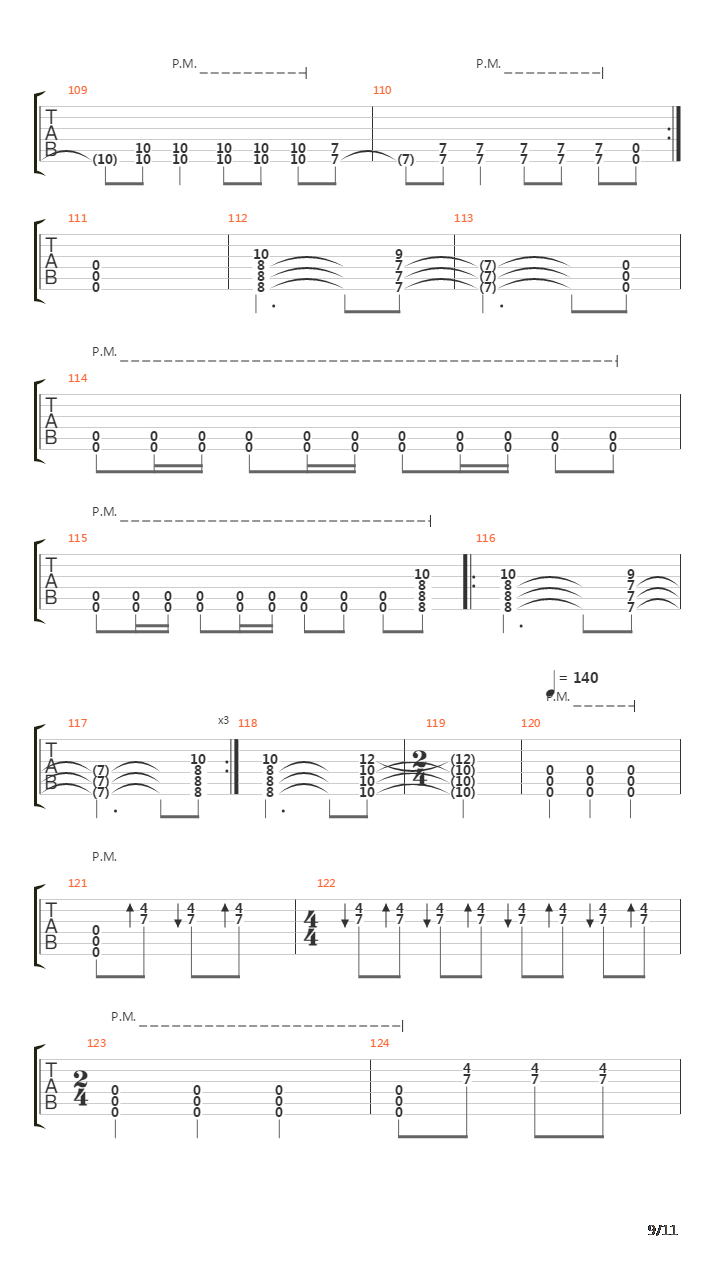 7861吉他谱