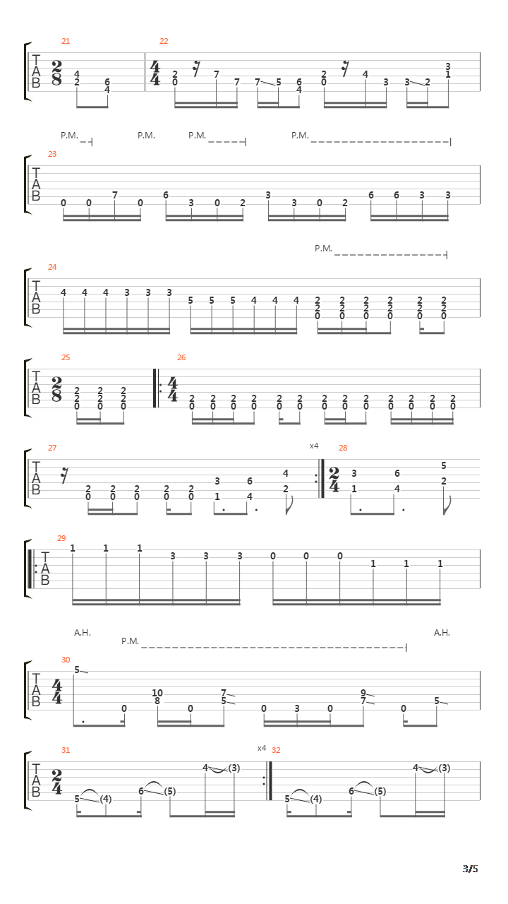 Autodidac吉他谱