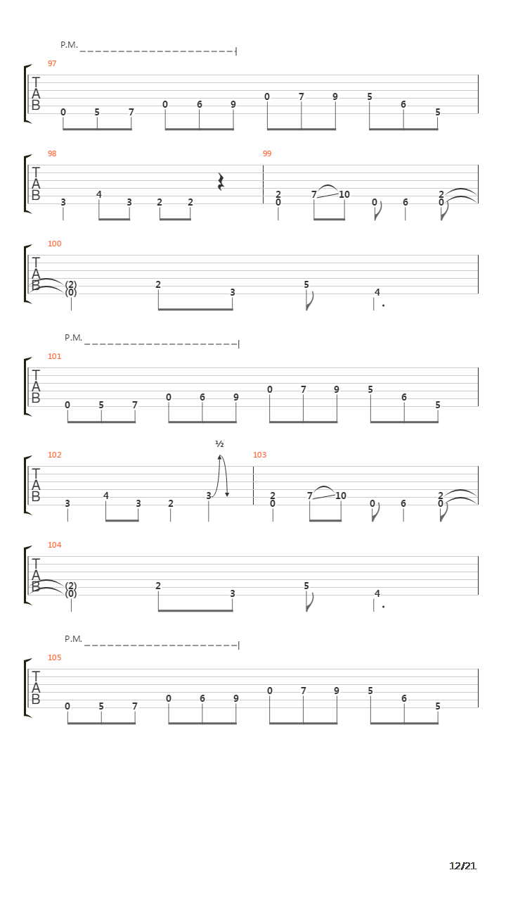 Backwards Marathon吉他谱