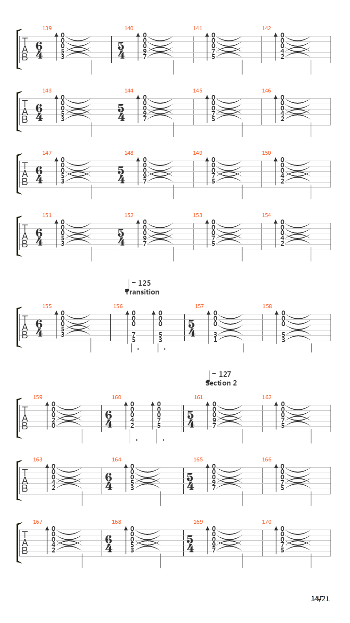 Backwards Marathon吉他谱