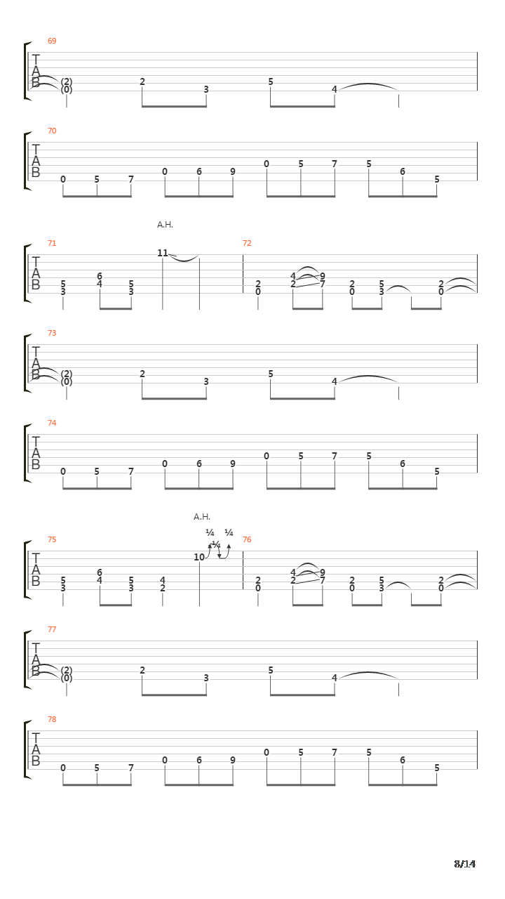Backwards Marathon吉他谱