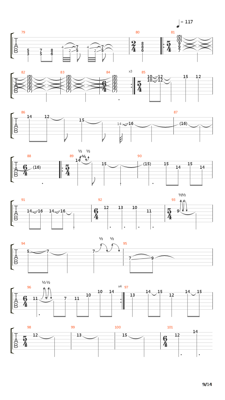 Backwards Marathon吉他谱