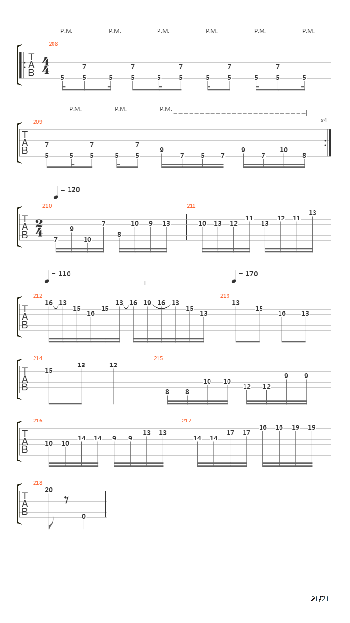 Telos吉他谱