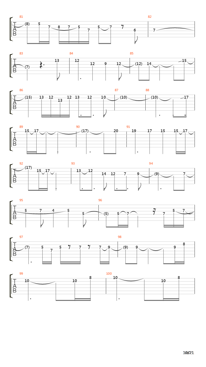 Telos吉他谱