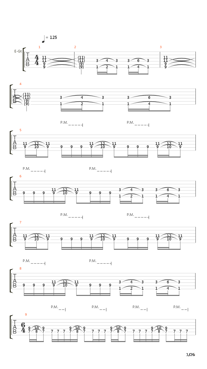 Telos吉他谱
