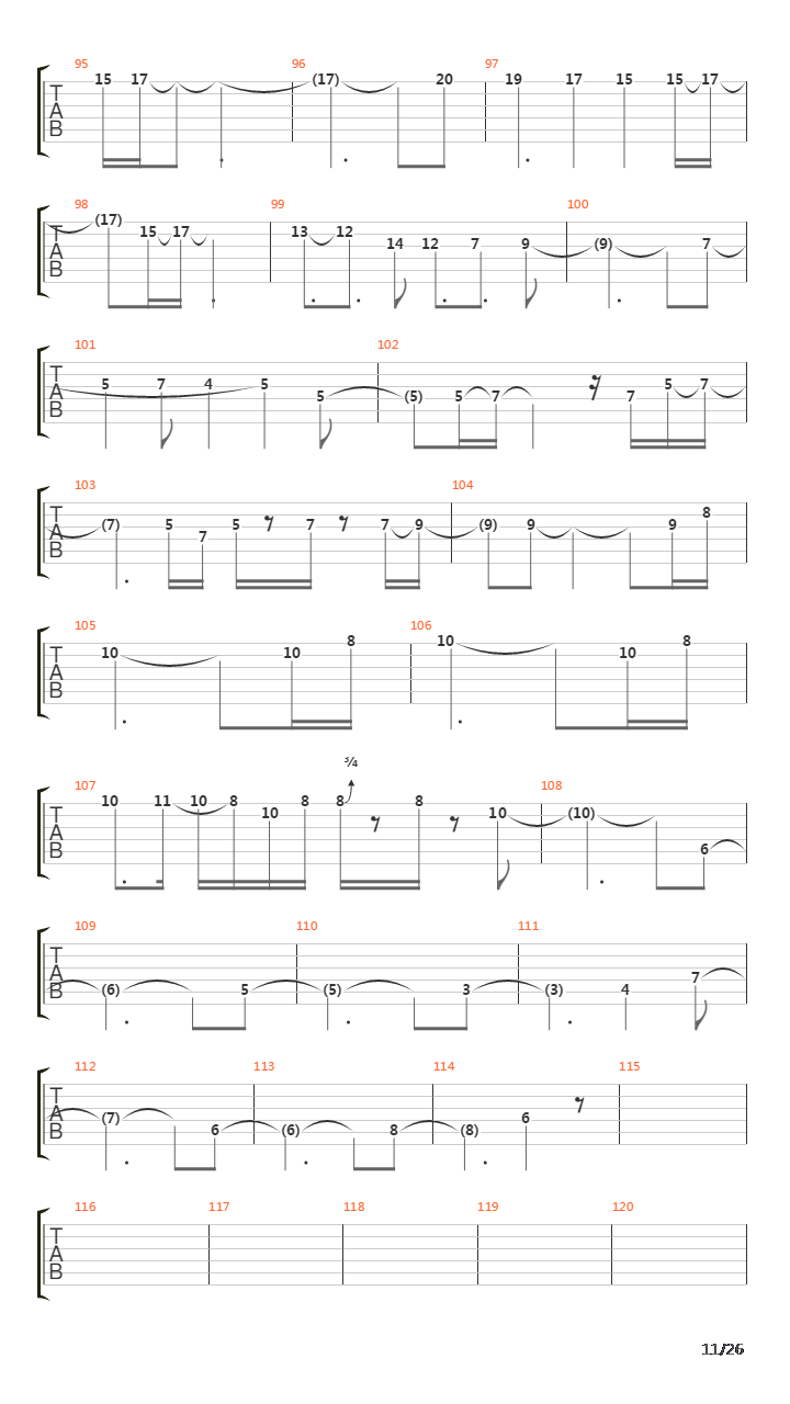 Telos吉他谱