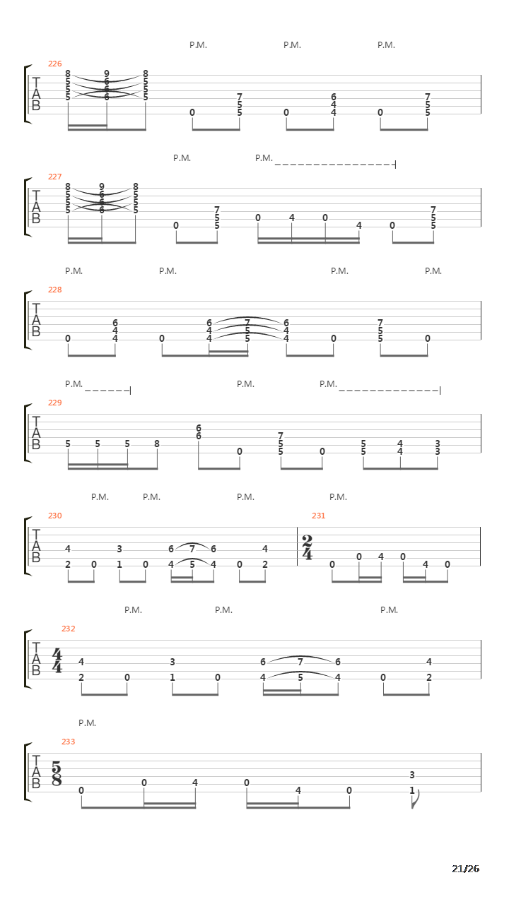 Telos吉他谱