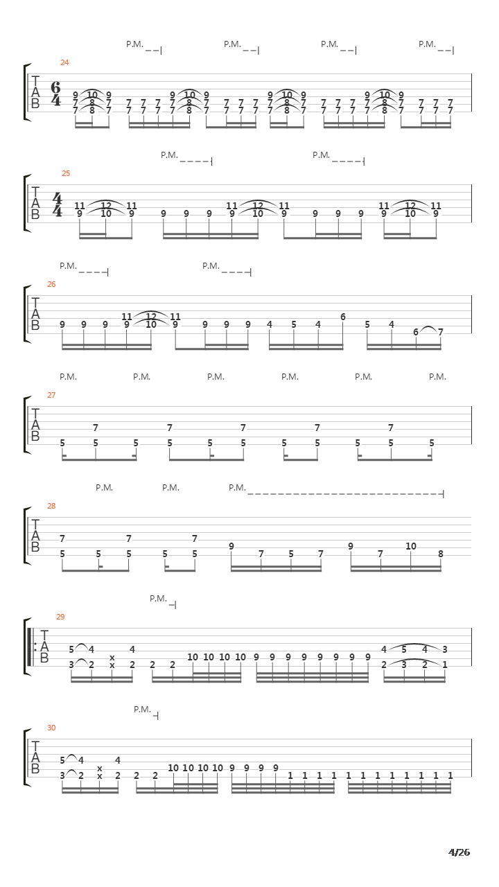 Telos吉他谱
