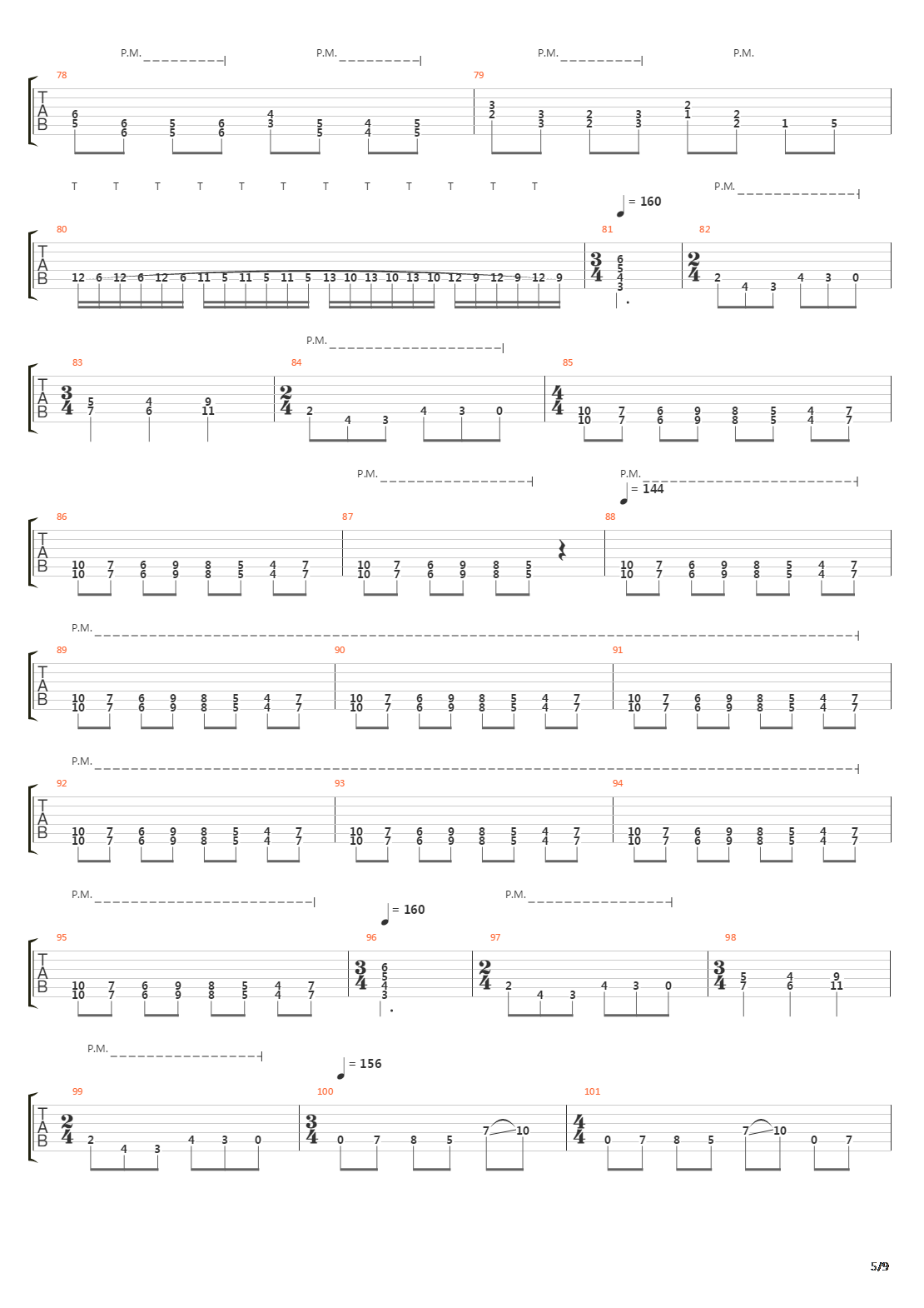 Use Of A Weapon吉他谱