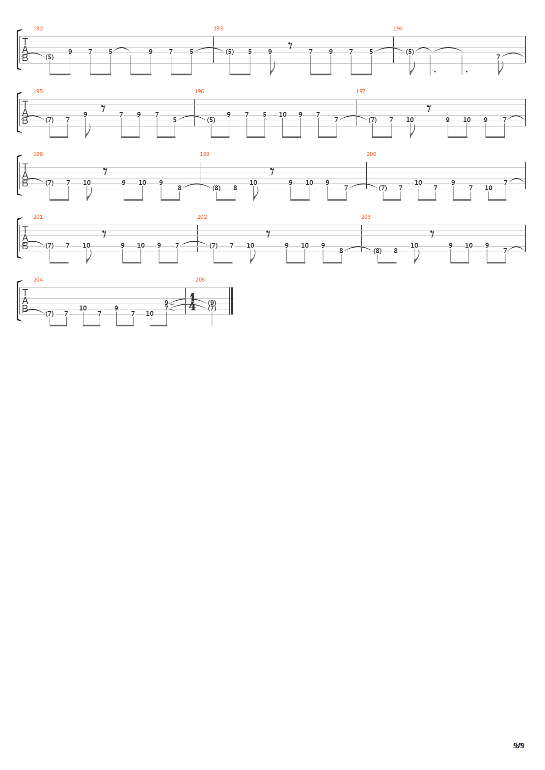 Use Of A Weapon吉他谱
