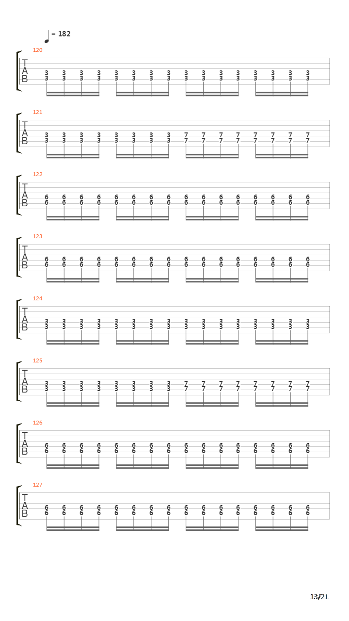 Use Of A Weapon吉他谱