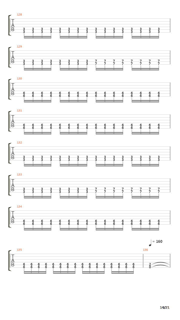Use Of A Weapon吉他谱