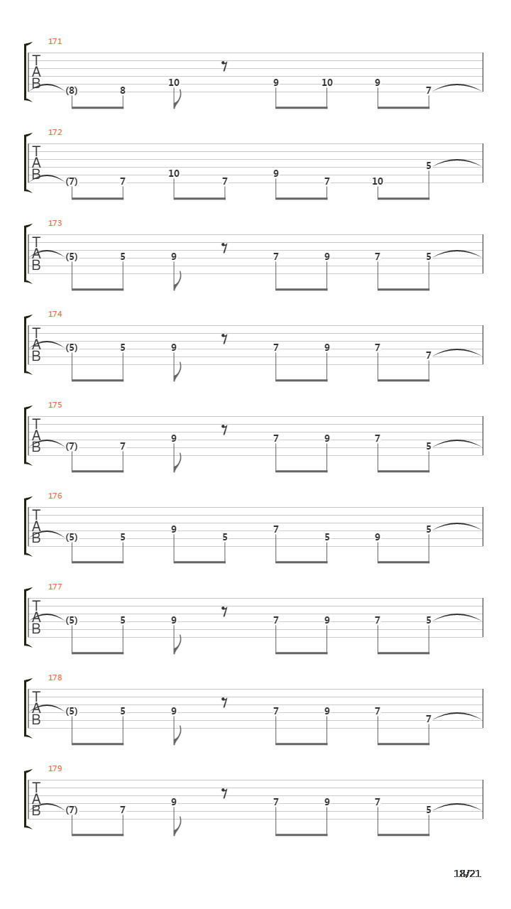 Use Of A Weapon吉他谱
