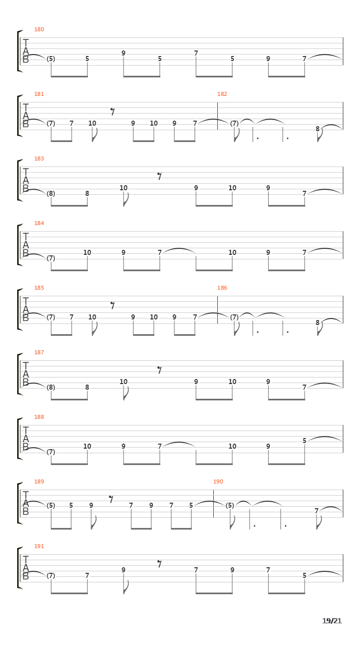 Use Of A Weapon吉他谱