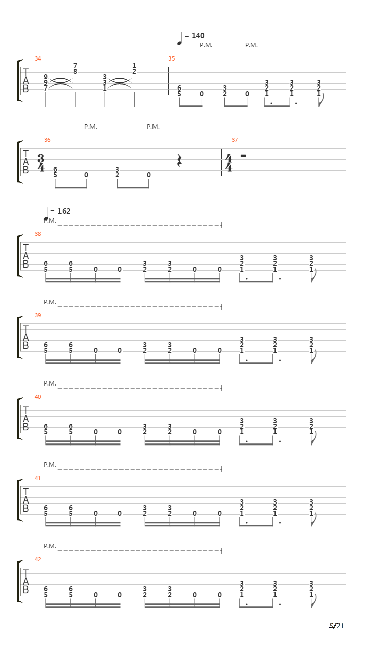 Use Of A Weapon吉他谱