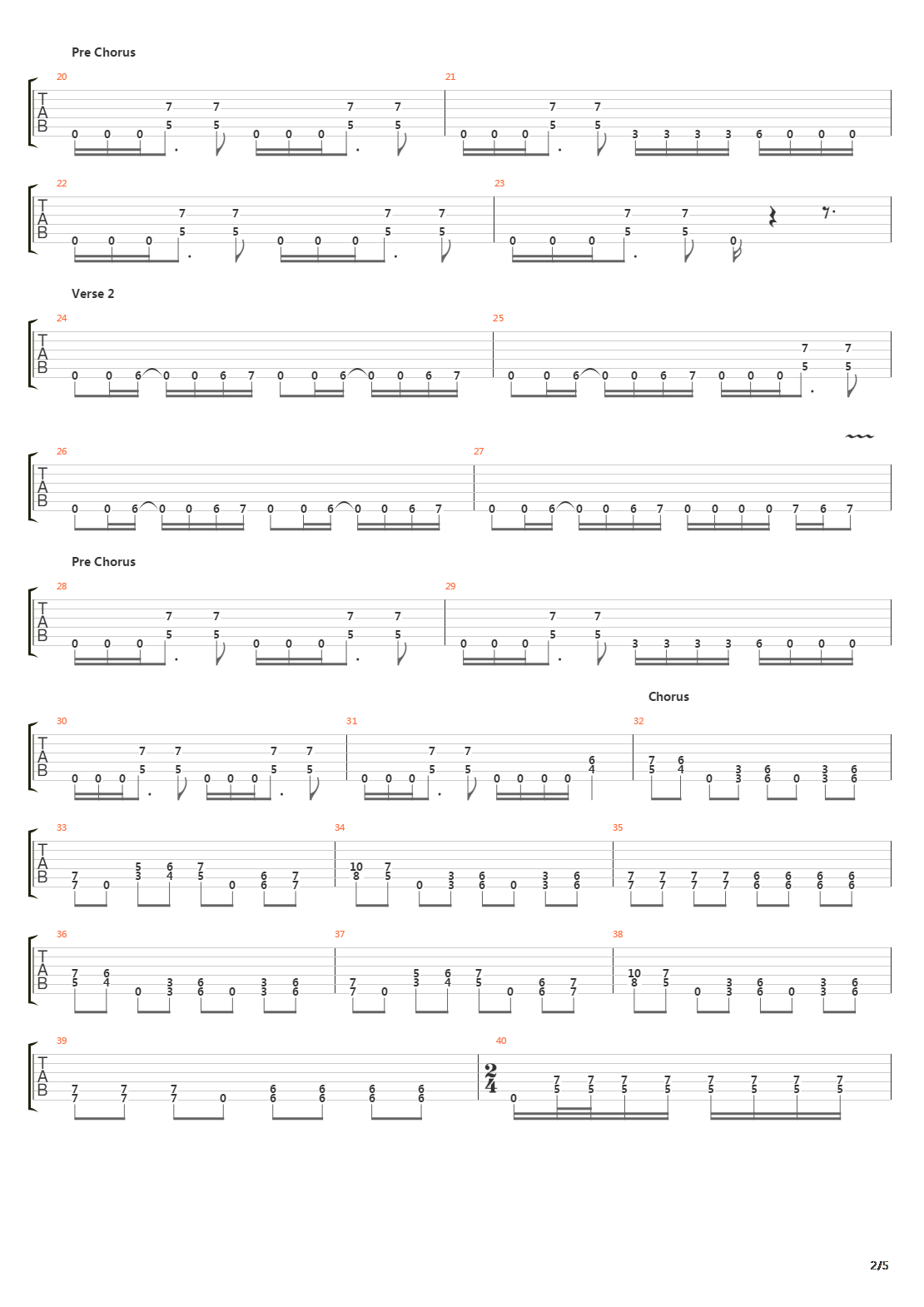 6s And 7s吉他谱