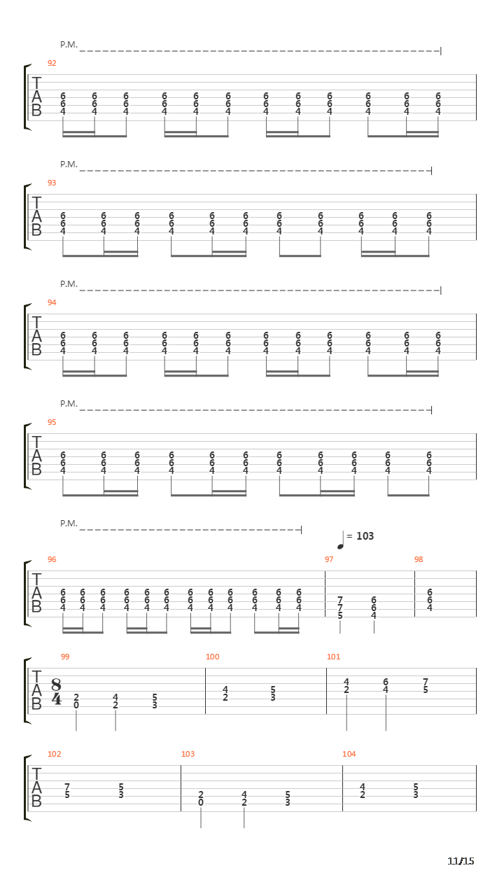 Section X吉他谱