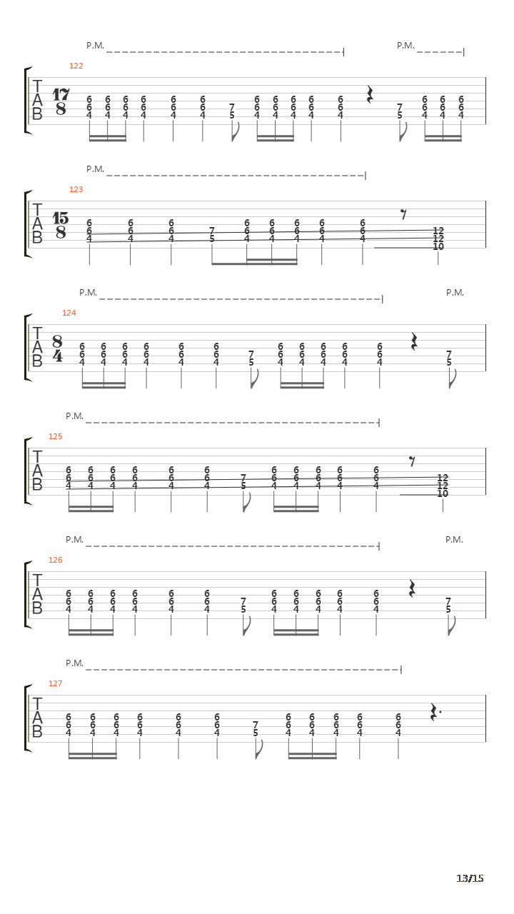 Section X吉他谱