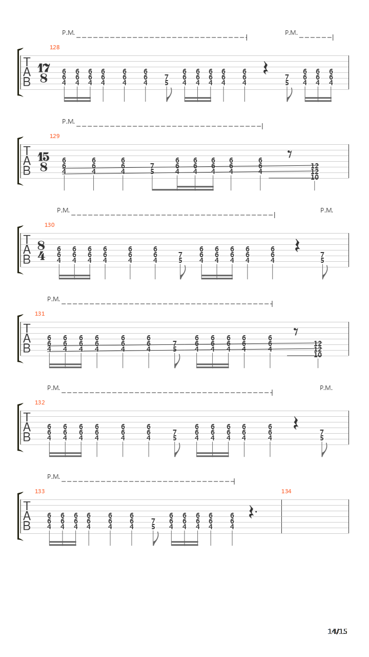 Section X吉他谱