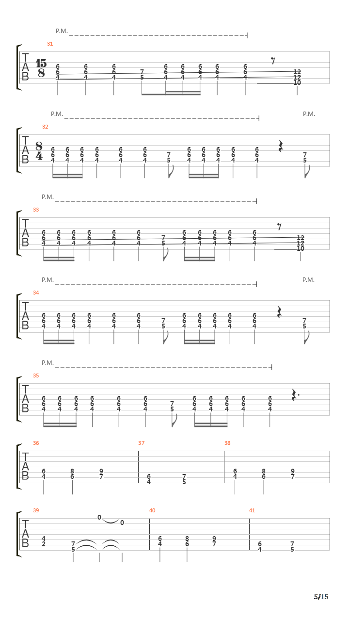 Section X吉他谱