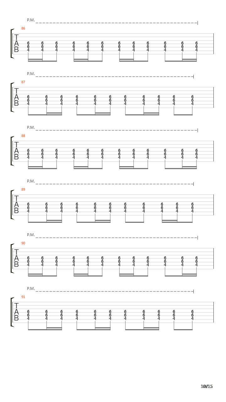Section X吉他谱