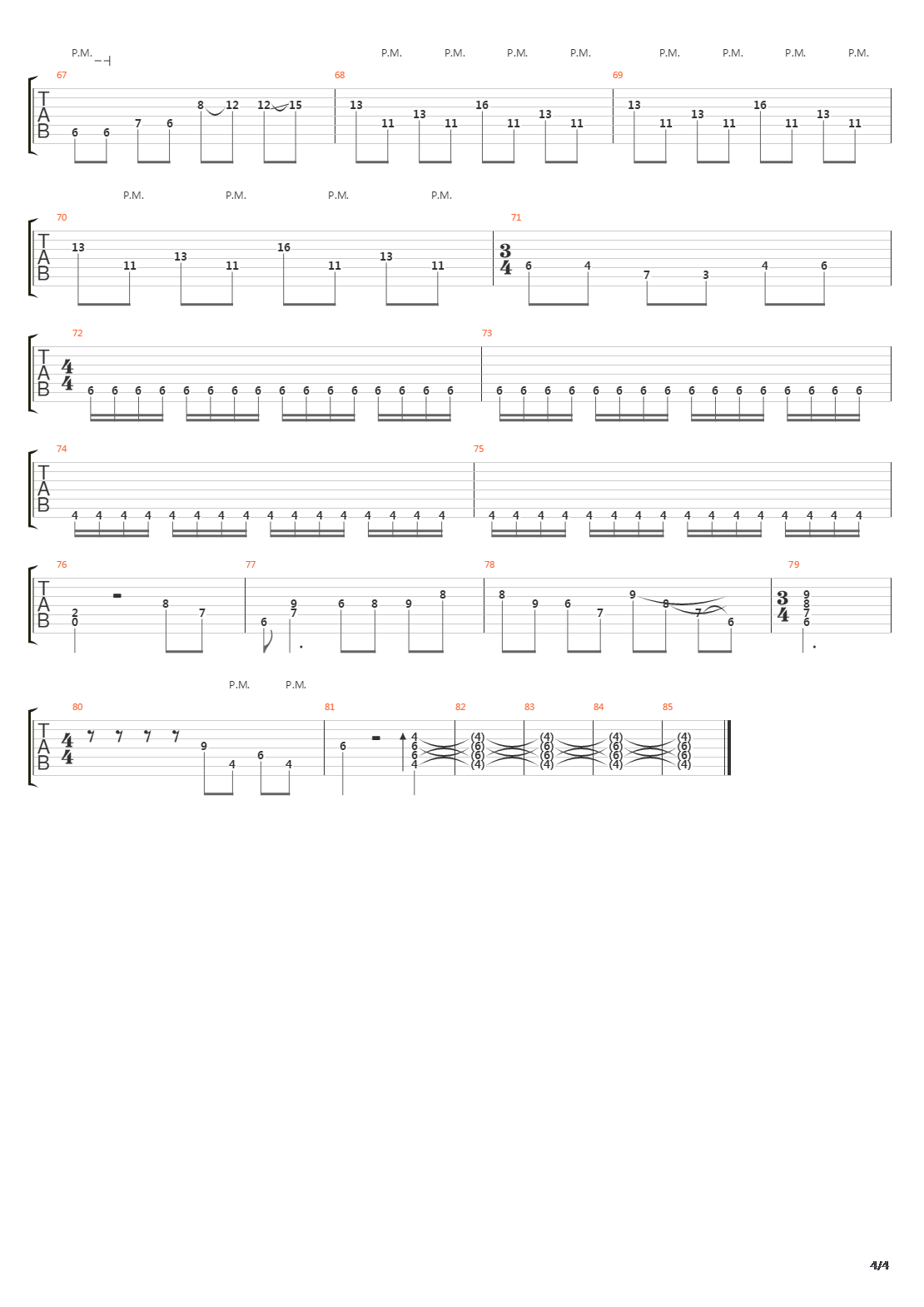 Chromatic Horizon吉他谱