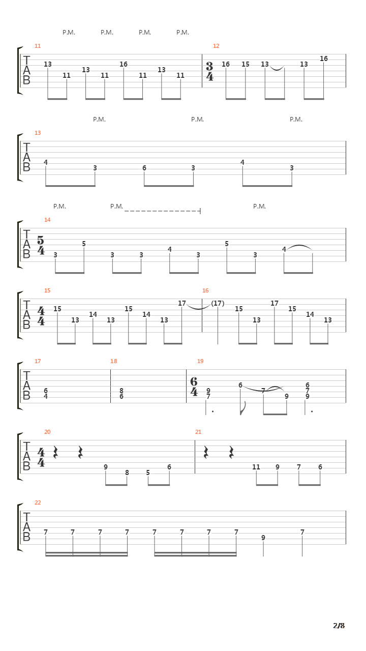 Chromatic Horizon吉他谱