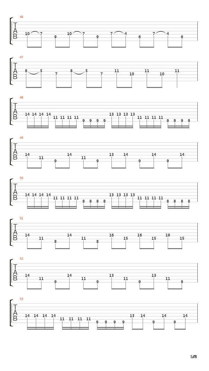 Chromatic Horizon吉他谱