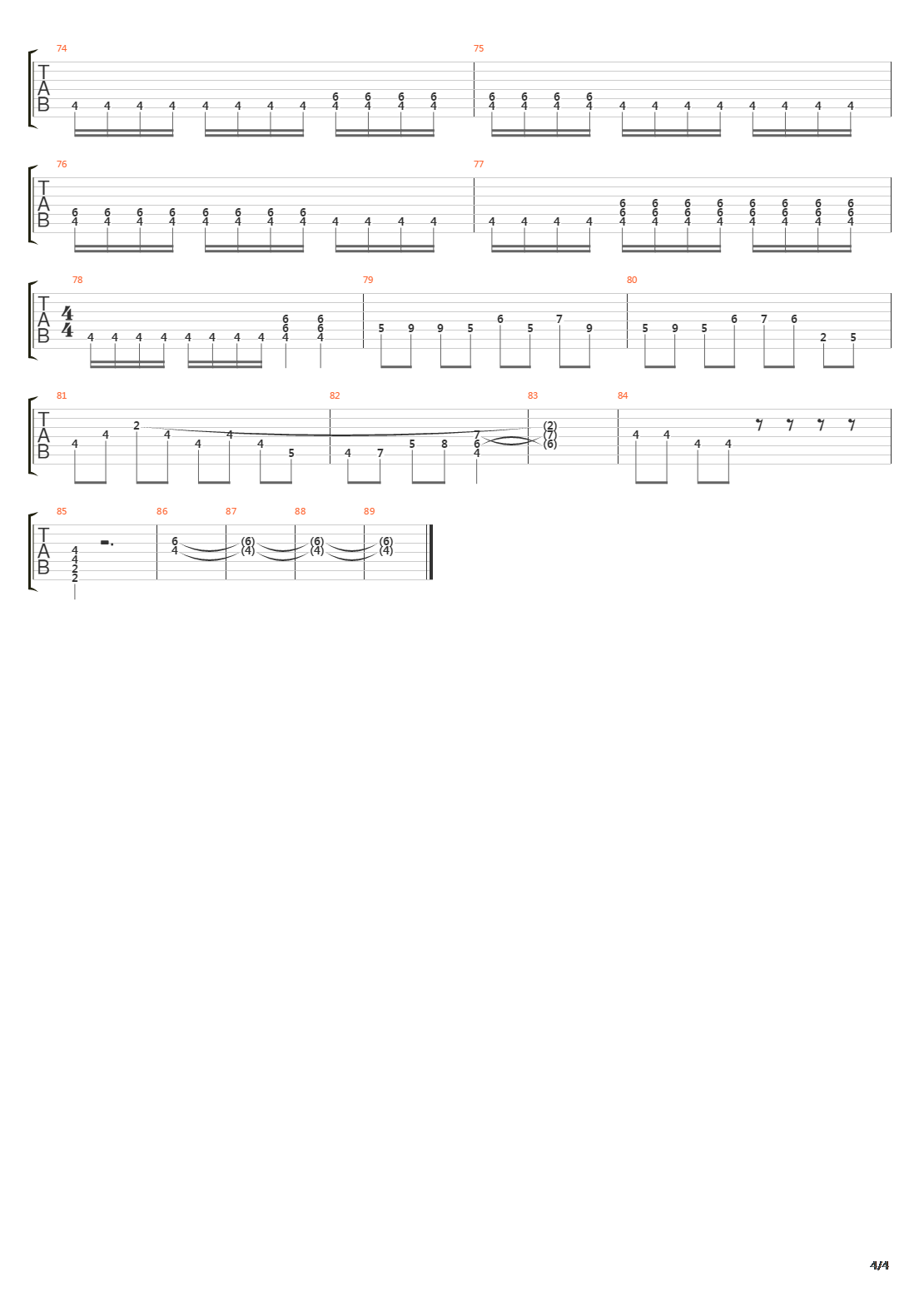 Chromatic Horizon吉他谱