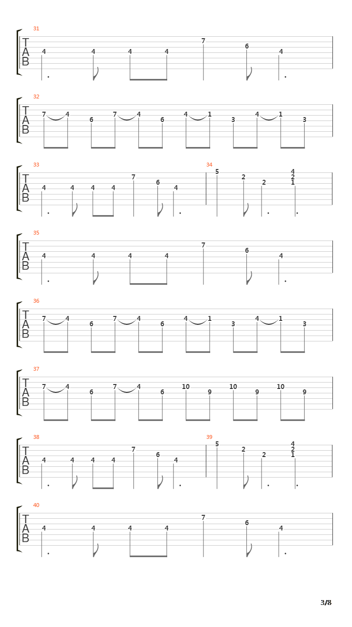 Chromatic Horizon吉他谱